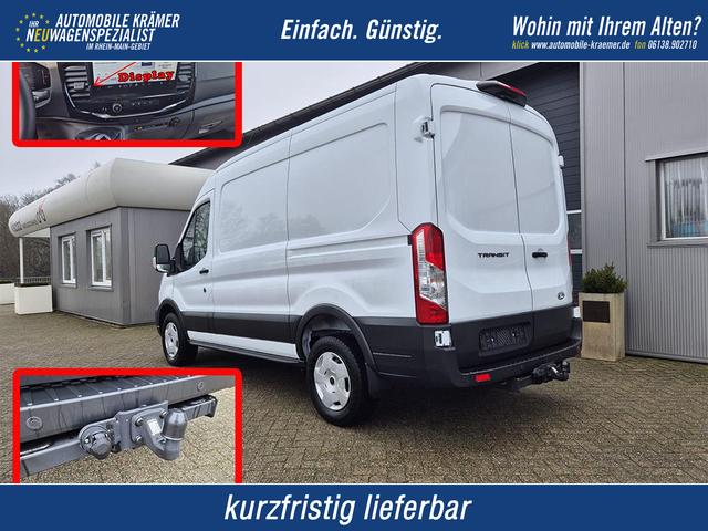 Ford Transit - L2H2 2.0 EcoBlue 165PS Trend Heckantrieb 3,5t 2-Sitzer AHK Sitzheizung Lenkradheizung Frontscheibe beheizb. Klimaautomatik PDC v+h Rückf.Kamera Bluetooth DAB Apple CarPlay Android Auto Tempomat Ganzj.Reifen