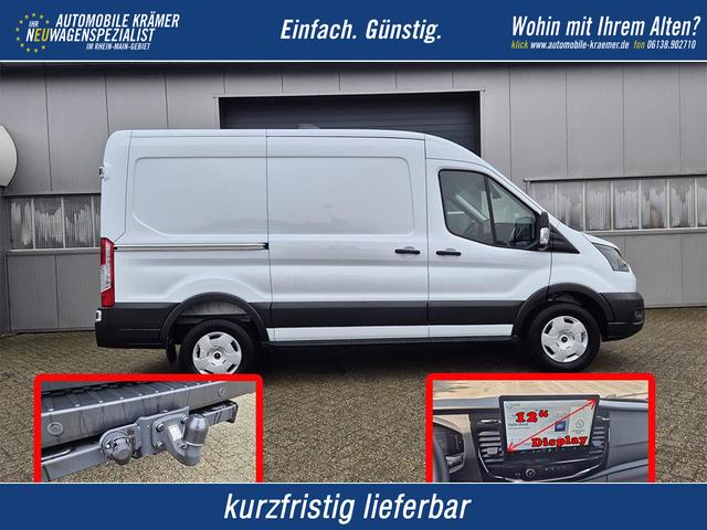 Ford Transit - L2H2 2.0 EcoBlue 165PS Trend Heckantrieb 3,5t 2-Sitzer AHK Sitzheizung Lenkradheizung Frontscheibe beheizb. Klimaautomatik PDC v+h Rückf.Kamera Bluetooth DAB Apple CarPlay Android Auto Tempomat Ganzj.Reifen