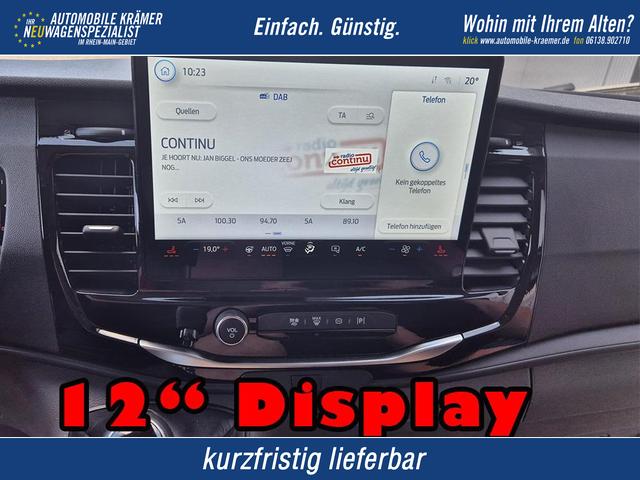 Ford Transit - L2H2 2.0 EcoBlue 130PS Trend 3,5t 2-Sitzer AHK Sitzheizung Lenkradheizung Frontscheibe beheizb. Klimaautomatik PDC v+h Rückf.Kamera Bluetooth DAB Apple CarPlay Android Auto Tempomat Ganzj.Reifen