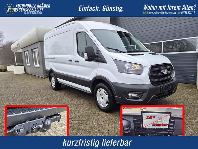 Ford Transit - L2H2 2.0 EcoBlue 130PS Trend 3,5t 2-Sitzer AHK Sitzheizung Lenkradheizung Frontscheibe beheizb. Klimaautomatik PDC v+h Rückf.Kamera Bluetooth DAB Apple CarPlay Android Auto Tempomat Ganzj.Reifen