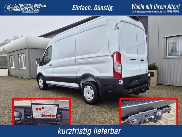 Ford Transit - L2H2 2.0 EcoBlue 130PS Trend 3,5t 2-Sitzer AHK Sitzheizung Lenkradheizung Frontscheibe beheizb. Klimaautomatik PDC v+h Rückf.Kamera Bluetooth DAB Apple CarPlay Android Auto Tempomat Ganzj.Reifen