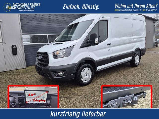 Ford Transit - L2H2 2.0 EcoBlue 130PS Trend 3,5t 3-Sitzer AHK Sitzheizung Lenkradheizung Frontscheibe beheizb. Klimaautomatik Bluetooth DAB Apple CarPlay Android Auto PDC v+h Rückf.Kamera Tempomat