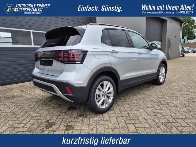 Volkswagen T-Cross - 1.0 TSI 116PS DSG Life LED-Matrix-Scheinwerfer Klimaautomatik Sitzheizung PDC Rückf.Kamera 17-LM abged.Scheiben 2xKeyless DAB+ Bluetooth Touchscreen Apple CarPlay Android Auto