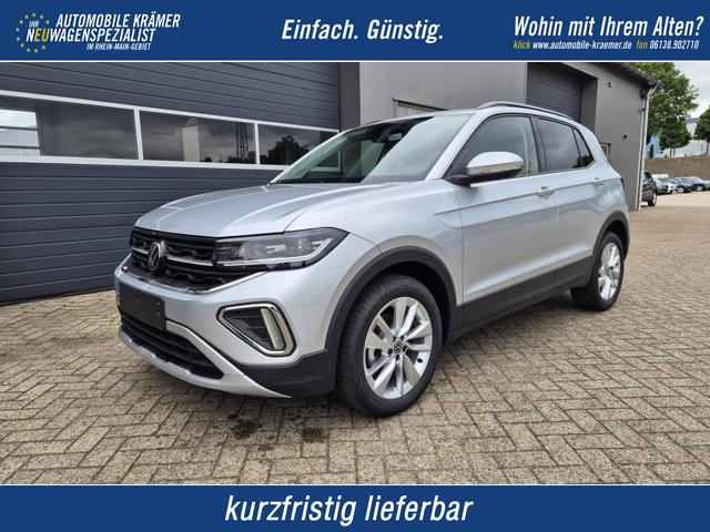 Volkswagen T-Cross - 1.0 TSI 116PS DSG Life LED-Matrix-Scheinwerfer Klimaautomatik Sitzheizung PDC Rückf.Kamera 17-LM abged.Scheiben 2xKeyless DAB+ Bluetooth Touchscreen Apple CarPlay Android Auto