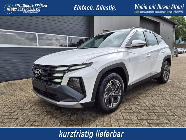 Hyundai TUCSON - 1.6 T-GDI 160PS Sitzheizung Lenkradheizung Klimaautomatik Navi 12,3"-Touchscreen DAB+ wireless Apple CarPlay + Android Auto PDC v+h Rückf.Kamera 2xKeyless 17-LM