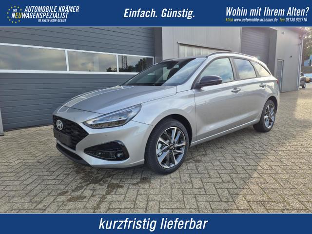 Hyundai i30 Kombi - 1.5 T-GDI 95PS Sitzheizung Lenkradheizung Klimaautomatik ACC Navi Apple CarPlay + Android Auto PDC v+h Rückf.Kamera 17-LM
