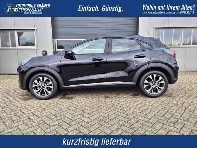 Ford Puma - Titanium 1.0 EcoBoost Hybrid 125PS Automatik Klimaautomatik Sitzheizung Lenkradheizung Frontscheibe beheizb. LED-Scheinwerfer Ford-Navi SYNC4 Bluetooth Apple CarPlay Android Auto PDC 17-LM