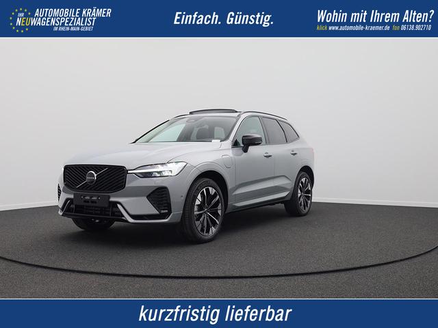 Volvo XC60 - T6 Ultra AWD PHEV 350PS Automatik AHK elektr. PanoDach Nappaleder 360°Kamera PDC v+h ACC el.Heckklappe Harma/Kadon-Sound Klimaautomatik Standheizung Sitzheizung Lenkradheizung Frontscheibe beheizb. Navi Apple CarPlay Android Auto 20-LM