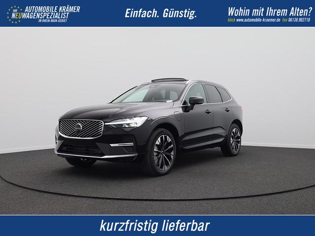 Volvo XC60 - T6 Ultra AWD PHEV 350PS Automatik elektr. PanoDach Nappaleder 360°Kamera PDC v+h ACC el.Heckklappe Harma/Kadon-Sound Klimaautomatik Standheizung Sitzheizung Lenkradheizung Frontscheibe beheizb. Navi Apple CarPlay Android Auto 20-LM