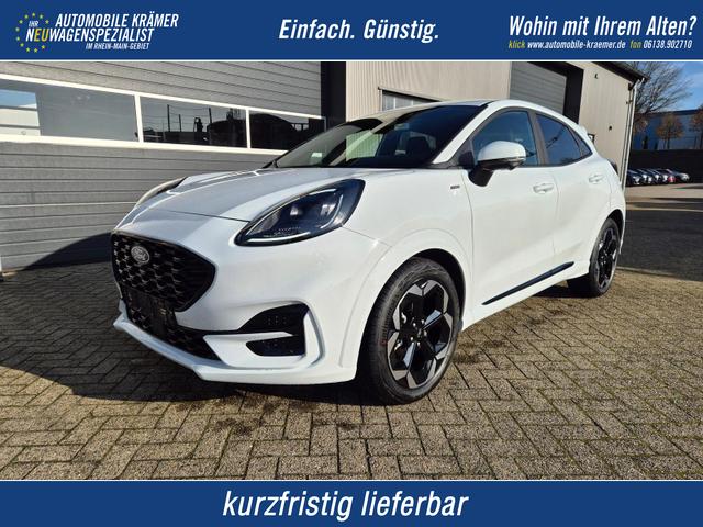 Ford Puma - ST-Line X 1.0 EcoBoost Hybrid 125PS Automatik NEUES MODELL 360°Kamera AbstandsTempomat el.Heckklappe Premium Leder (Sensico) B+O-Sound Klimaautomatik Sitzheizung Lenkradheizung Frontscheibe beheizb. Ford-Navi SYNC4 Bluetooth Apple CarPlay Android A