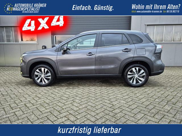 Suzuki S-Cross - Comfort+ 110PS Automatik MHEV 4x4 ALLGRIP 1.4 Boosterjet Allrad Teilleder Navi Klimaautomatik Sitzheizung ACC PDC v+h 4x Kamera Suzuki-Radio Apple CarPlay Android Auto Touchscreen 2xKeyless 17-LM