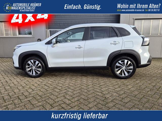 Suzuki S-Cross - Comfort+ 110PS Automatik MHEV 4x4 ALLGRIP 1.4 Boosterjet Allrad Teilleder Navi Klimaautomatik Sitzheizung ACC PDC v+h 4x Kamera Suzuki-Radio Apple CarPlay Android Auto Touchscreen 2xKeyless 17-LM