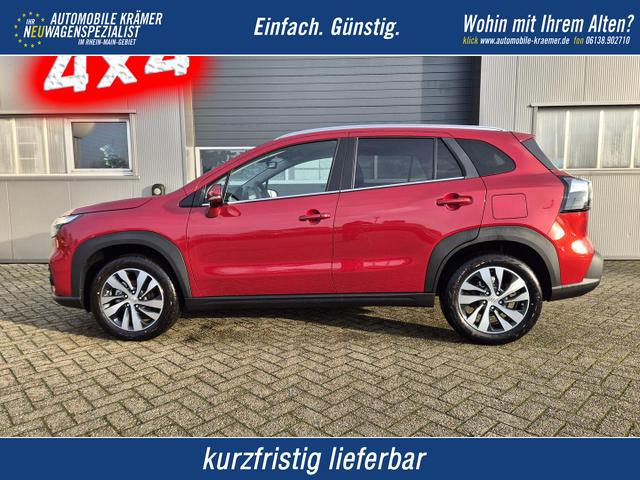 Suzuki S-Cross - Comfort+ 110PS Automatik MHEV 4x4 ALLGRIP 1.4 Boosterjet Allrad Teilleder Navi Klimaautomatik Sitzheizung ACC PDC v+h 4x Kamera Suzuki-Radio Apple CarPlay Android Auto Touchscreen 2xKeyless 17-LM