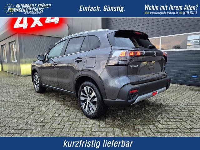 Suzuki S-Cross - Comfort+ 110PS Automatik MHEV 4x4 ALLGRIP 1.4 Boosterjet Allrad Teilleder Navi Klimaautomatik Sitzheizung ACC PDC v+h 4x Kamera Suzuki-Radio Apple CarPlay Android Auto Touchscreen 2xKeyless 17-LM