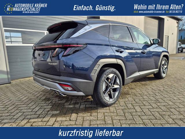 Hyundai TUCSON - Trend 1.6 T-GDI 150PS Automatik TZ 2026 Teil-Leder Sitzheizung v+h Lenkradheizung Klimaautomatik Navi Touchscreen DAB+ Apple CarPlay + Android Auto PDC R&uuml;ckf.-Kamera Matrix-LED-Scheinw.
