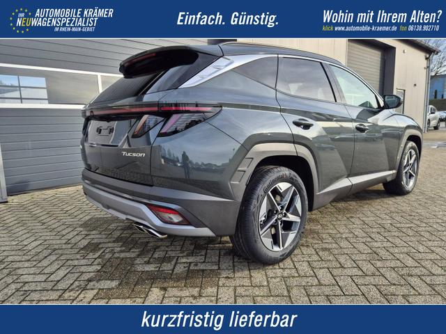Hyundai TUCSON - Trend 1.6 T-GDI 150PS Automatik TZ 2026 Teil-Leder Sitzheizung v+h Lenkradheizung Klimaautomatik Navi Touchscreen DAB+ Apple CarPlay + Android Auto PDC R&uuml;ckf.-Kamera Matrix-LED-Scheinw.