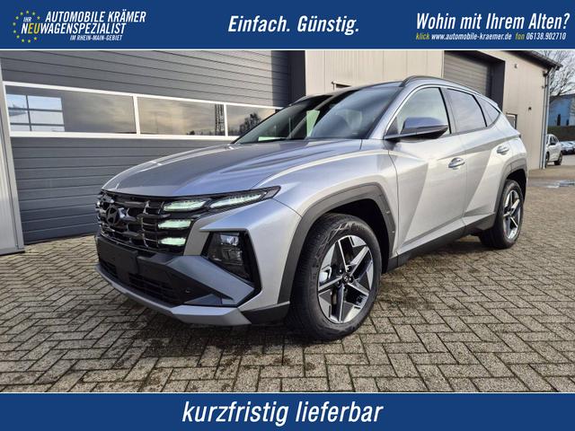 Hyundai TUCSON - Trend 1.6 T-GDI 150PS Automatik TZ 2026 Teil-Leder Sitzheizung v+h Lenkradheizung Klimaautomatik Navi Touchscreen DAB+ Apple CarPlay + Android Auto PDC R&uuml;ckf.-Kamera Matrix-LED-Scheinw.