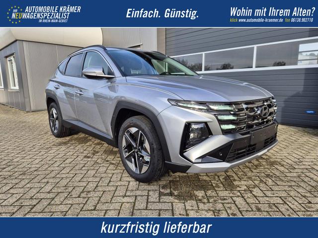 Hyundai TUCSON - Trend 1.6 T-GDI 150PS Automatik TZ 2026 Teil-Leder Sitzheizung v+h Lenkradheizung Klimaautomatik Navi Touchscreen DAB+ Apple CarPlay + Android Auto PDC R&uuml;ckf.-Kamera Matrix-LED-Scheinw.