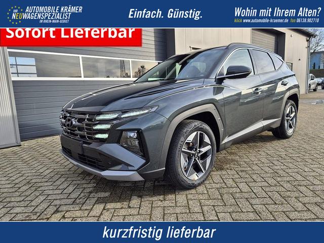 Hyundai TUCSON - Trend 1.6 T-GDI 150PS Automatik TZ 2026 Teil-Leder Sitzheizung v+h Lenkradheizung Klimaautomatik Navi Touchscreen DAB+ Apple CarPlay + Android Auto PDC R&uuml;ckf.-Kamera Matrix-LED-Scheinw.