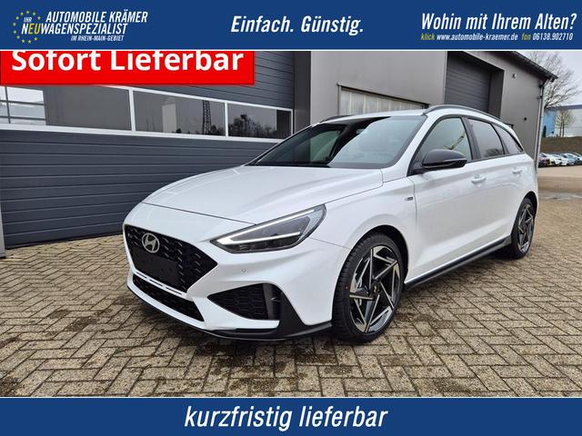 Hyundai i30 Kombi - 1.6 T-GDI 150PS Automatik N-Line MY2026 Sitzheizung Lenkradheizung Klimaautomatik Navi 10,3"-Touchscreen Bluelink Apple CarPlay + Android Auto PDC v+h R&uuml;ckf.Kamera 18-LM