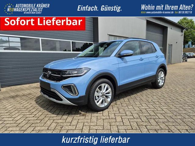 Volkswagen T-Cross - 1.0 TSI 116PS DSG Life LED-Matrix-Scheinwerfer Klimaautomatik Sitzheizung PDC R&uuml;ckf.Kamera 17-LM abged.Scheiben 2xKeyless DAB+ Bluetooth Touchscreen Apple CarPlay Android Auto