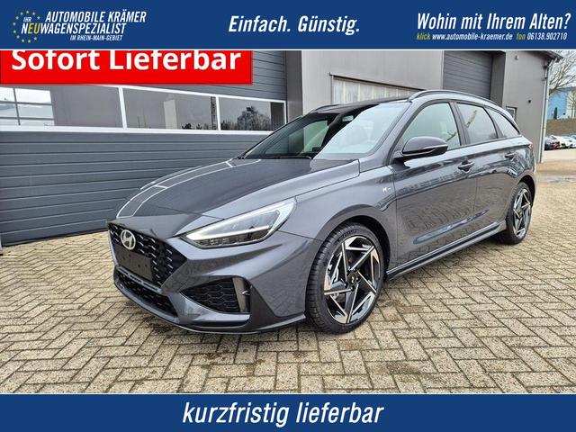 Hyundai i30 Kombi - 1.6 T-GDI 150PS Automatik N-Line MY2026 Sitzheizung Lenkradheizung Klimaautomatik Navi 10,3"-Touchscreen Bluelink Apple CarPlay + Android Auto PDC v+h R&uuml;ckf.Kamera 18-LM