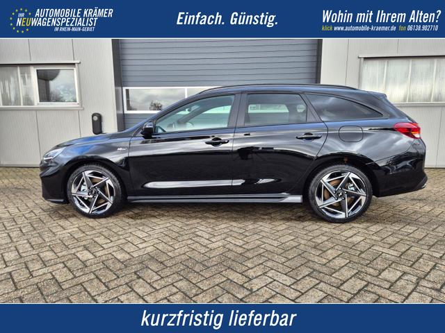 Hyundai i30 Kombi - 1.6 T-GDI 150PS Automatik N-Line MY2026 Sitzheizung Lenkradheizung Klimaautomatik Navi 10,3"-Touchscreen Bluelink Apple CarPlay + Android Auto PDC v+h R&uuml;ckf.Kamera 18-LM