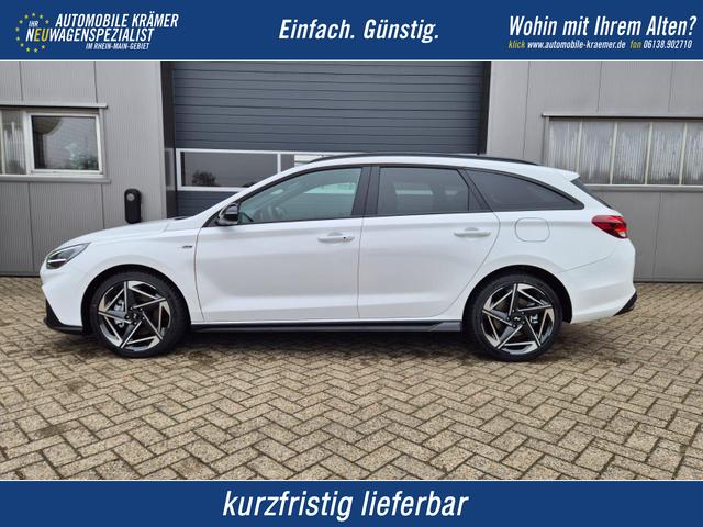Hyundai i30 Kombi - 1.6 T-GDI 150PS Automatik N-Line MY2026 Sitzheizung Lenkradheizung Klimaautomatik Navi 10,3"-Touchscreen Bluelink Apple CarPlay + Android Auto PDC v+h R&uuml;ckf.Kamera 18-LM
