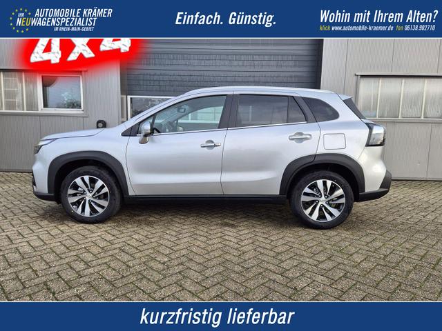 Suzuki S-Cross - Comfort+ 110PS Automatik MHEV 4x4 ALLGRIP 1.4 Boosterjet Teilleder Navi Klimaautomatik Sitzheizung ACC PDC v+h 4x Kamera Suzuki-Radio Apple CarPlay Android Auto Touchscreen 2xKeyless 17-LM