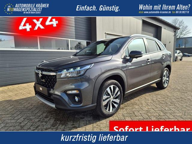 Suzuki S-Cross - Comfort+ 110PS MHEV 4x4 ALLGRIP 1.4 Boosterjet Teilleder Navi Klimaautomatik Sitzheizung ACC PDC v+h 4x Kamera Suzuki-Radio Apple CarPlay Android Auto Touchscreen 2xKeyless 17-LM