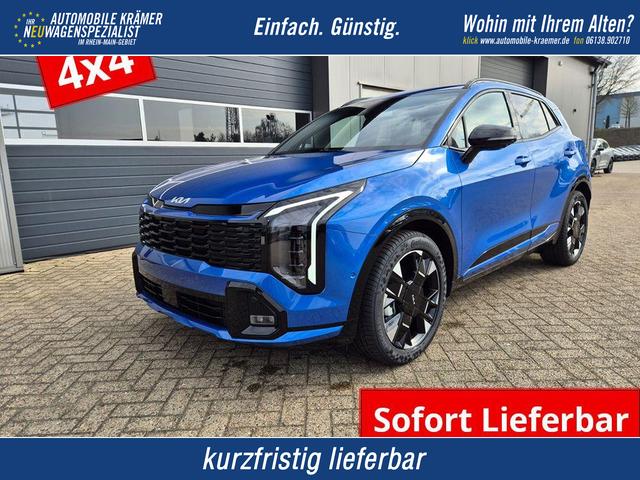 Kia Sportage - 1.6 T-GDi 180PS 4x4 AWD Automatik GT-Line NEUES MODELL MY26 FACELIFT Teil-Leder 19"LM Sitzheizung v+h Lenkradheizung Klimaautomatik ACC Navi Bluetooth Touchscreen Apple CarPlay Android Auto PDC R&uuml;ckf.Kamera 2x Keyless