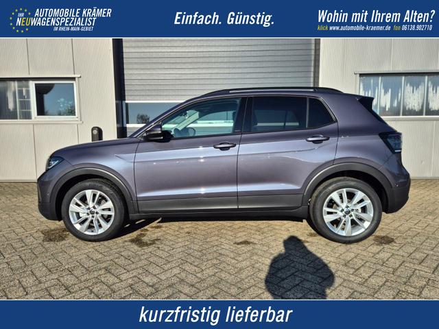 Volkswagen T-Cross - 1.0 TSI 116PS DSG Life LED-Matrix-Scheinwerfer ACC Klimaautomatik Sitzheizung PDC v+h 17-LM abged.Scheiben 2xKeyless DAB+ Bluetooth Touchscreen Apple CarPlay Android Auto