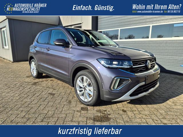 Volkswagen T-Cross - 1.0 TSI 116PS DSG Life LED-Matrix-Scheinwerfer ACC Klimaautomatik Sitzheizung PDC v+h 17-LM abged.Scheiben 2xKeyless DAB+ Bluetooth Touchscreen Apple CarPlay Android Auto