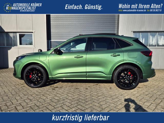 Ford Kuga - ST-Line X 243PS PHEV Automatik Black Package Matrix-LED schwenkb. AHK elektr. PanoDach Sitzheizung v+h Lenkradheizung Frontscheibe beheizb. Navi SYNC4 Apple CarPlay Android Auto Touchscreen PDC 4xKamera 2xKeyless B+O Sound 20"LM vollelektr. Reich