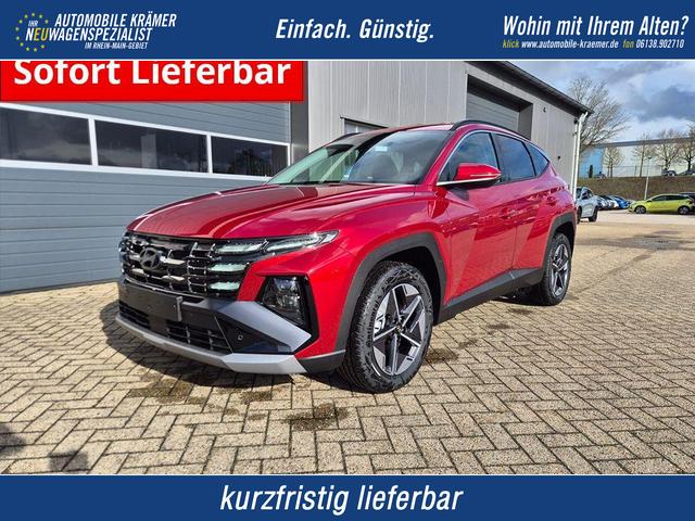 Hyundai TUCSON - Trend 1.6 T-GDI 150PS Automatik TZ 2026 Teil-Leder Sitzheizung v+h Lenkradheizung Klimaautomatik Navi Touchscreen DAB+ Apple CarPlay + Android Auto PDC R&uuml;ckf.-Kamera Matrix-LED-Scheinw.