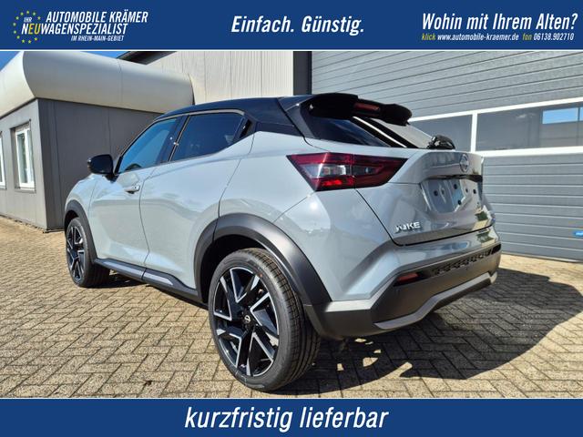 Nissan Juke - 1.0 DIG-T 114PS N-Design Automatik Teil-Leder Klimaautomatik Sitzheizung Lenkradheizung PDC v+h R&uuml;ckf.Kamera Navi 19"LM Bluetooth Touchscreen Apple CarPlay Android Auto