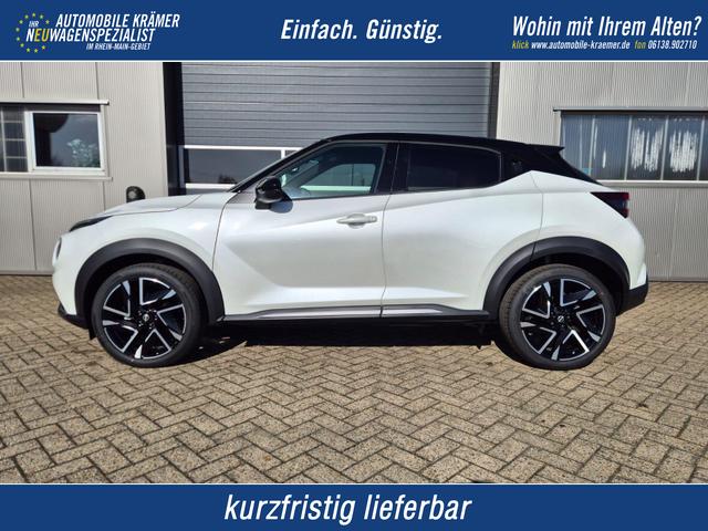 Nissan Juke - 1.0 DIG-T 114PS N-Design Automatik Teil-Leder Klimaautomatik Sitzheizung Lenkradheizung PDC v+h R&uuml;ckf.Kamera Navi 19"LM Bluetooth Touchscreen Apple CarPlay Android Auto