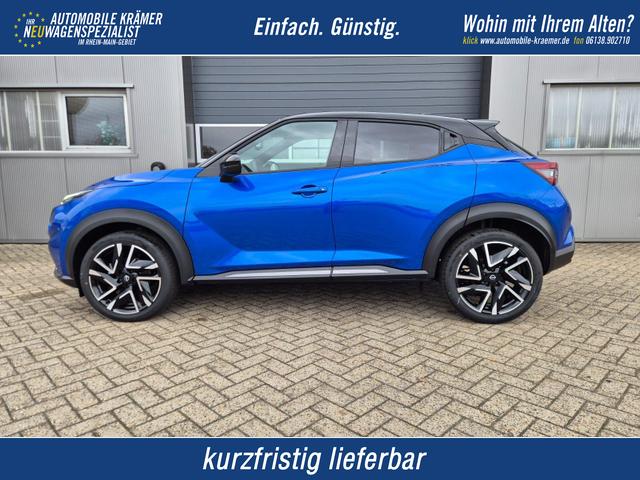 Nissan Juke - 1.0 DIG-T 114PS N-Design Automatik Teil-Leder Klimaautomatik Sitzheizung Lenkradheizung PDC v+h R&uuml;ckf.Kamera Navi 19"LM Bluetooth Touchscreen Apple CarPlay Android Auto