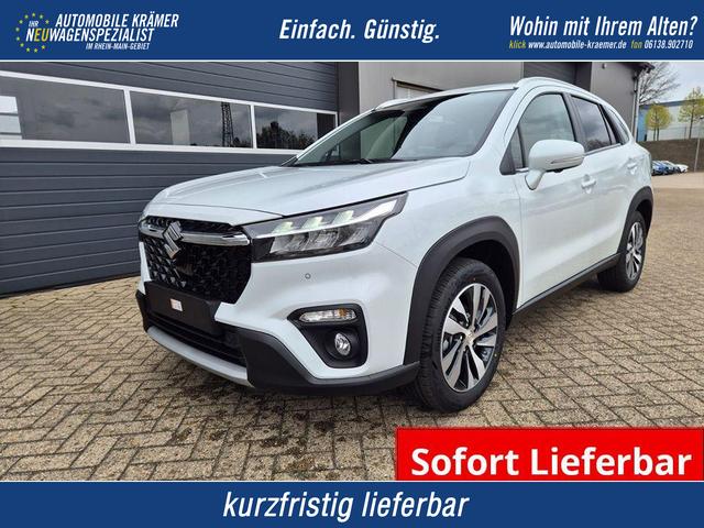 Suzuki S-Cross - Comfort+ 110PS Automatik MHEV 1.4 Boosterjet Teilleder Navi Klimaautomatik Sitzheizung ACC PDC v+h 4x Kamera Suzuki-Radio Apple CarPlay Android Auto Touchscreen 2xKeyless 17-LM
