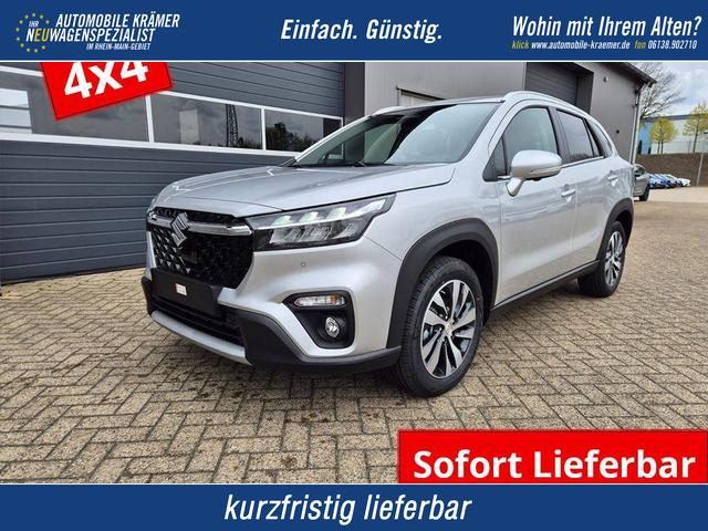 Suzuki S-Cross - Comfort+ 110PS MHEV 4x4 ALLGRIP 1.4 Boosterjet Teilleder Navi Klimaautomatik Sitzheizung ACC PDC v+h 4x Kamera Suzuki-Radio Apple CarPlay Android Auto Touchscreen 2xKeyless 17-LM