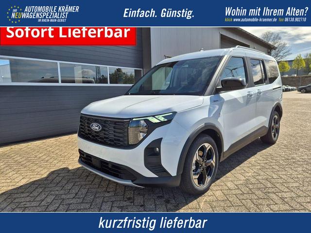 Ford Tourneo Courier - 1.0 EcoBoost 125PS Active Teil-Leder Sitzheizung Lenkradheizung Klimaautomatik PDC v+h R&uuml;ckf.-Kamera ACC TWA Frontscheibe beheizb. Ford-Navi SYNC4 Apple CarPlay + Android Auto