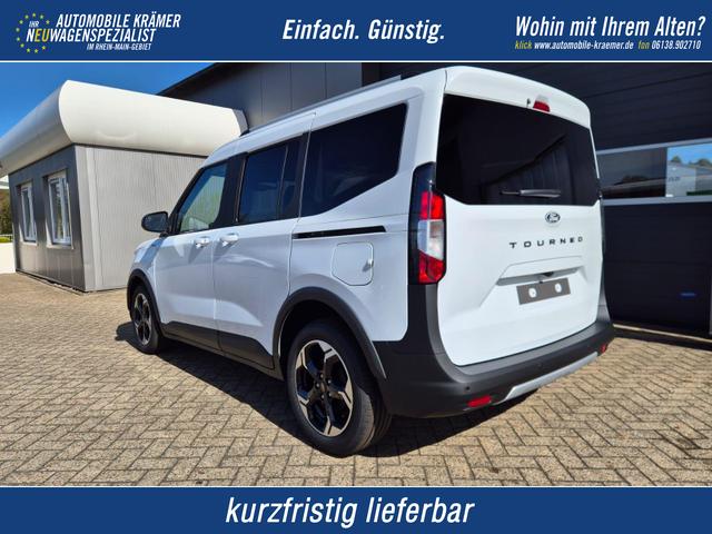 Ford Tourneo Courier - 1.0 EcoBoost 125PS Active Teil-Leder Sitzheizung Lenkradheizung Klimaautomatik PDC v+h R&uuml;ckf.-Kamera ACC TWA Frontscheibe beheizb. Ford-Navi SYNC4 Apple CarPlay + Android Auto