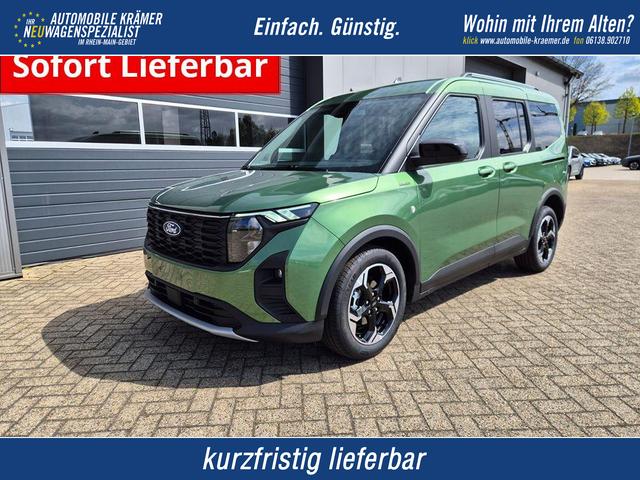 Ford Tourneo Courier - 1.0 EcoBoost 125PS Active Teil-Leder Sitzheizung Lenkradheizung Klimaautomatik PDC v+h R&uuml;ckf.-Kamera ACC TWA Frontscheibe beheizb. Ford-Navi SYNC4 Apple CarPlay + Android Auto