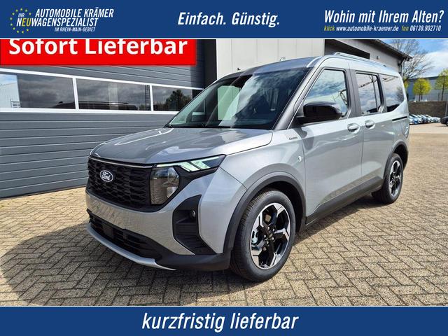Ford Tourneo Courier - 1.0 EcoBoost 125PS Active Teil-Leder Sitzheizung Lenkradheizung Klimaautomatik PDC v+h R&uuml;ckf.-Kamera ACC TWA Frontscheibe beheizb. Ford-Navi SYNC4 Apple CarPlay + Android Auto