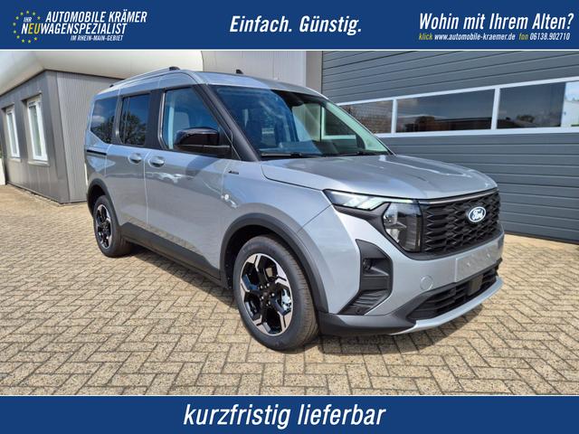 Ford Tourneo Courier - 1.0 EcoBoost 125PS Active Teil-Leder Sitzheizung Lenkradheizung Klimaautomatik PDC v+h R&uuml;ckf.-Kamera ACC TWA Frontscheibe beheizb. Ford-Navi SYNC4 Apple CarPlay + Android Auto