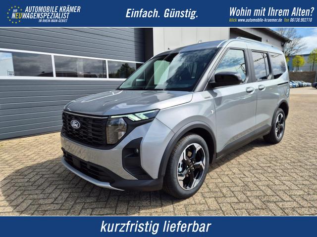 Ford Tourneo Courier - 1.0 EcoBoost 125PS Active Teil-Leder Sitzheizung Lenkradheizung Klimaautomatik PDC v+h R&uuml;ckf.-Kamera ACC TWA Frontscheibe beheizb. Ford-Navi SYNC4 Apple CarPlay + Android Auto