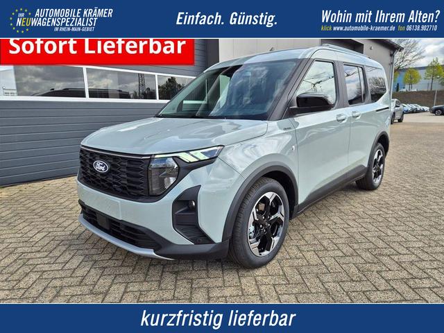 Ford Tourneo Courier - 1.0 EcoBoost 125PS Active Teil-Leder Sitzheizung Lenkradheizung Klimaautomatik PDC v+h R&uuml;ckf.-Kamera ACC TWA Frontscheibe beheizb. Ford-Navi SYNC4 Apple CarPlay + Android Auto