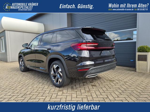 Skoda Kodiaq - Sportline 1.5 TSI 204PS PHEV DSG schwenkb. AHK elektr. PanoDach HUD Alcantara PDC v+h 360&deg;Kamera CANTON Sound Klimaautomatik Sitzheizung Lenkradheizung Navi Apple CarPlay Android Auto 2xKeyless 19"LM vollelektr. Reichweite 116KM