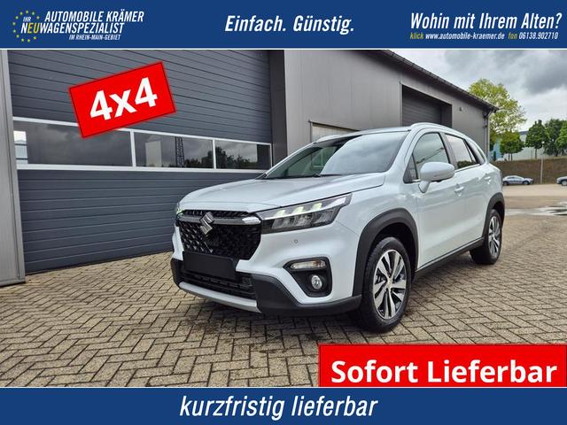 Suzuki S-Cross - Comfort+ 110PS MHEV 4x4 ALLGRIP 1.4 Boosterjet Teilleder Navi Klimaautomatik Sitzheizung ACC PDC v+h 4x Kamera Suzuki-Radio Apple CarPlay Android Auto Touchscreen 2xKeyless 17-LM