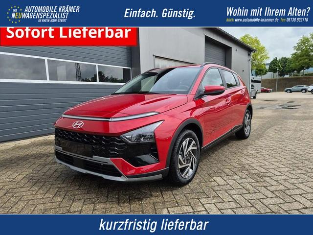 Hyundai BAYON - Trend 1.0 T-GDI 90PS Klimaautomatik R&uuml;ckf.Kamera Parksensoren Sitzheizung Lenkradheizung Bluetooth Touchscreen Tempomat Apple CarPlay + Android Auto 16"LM